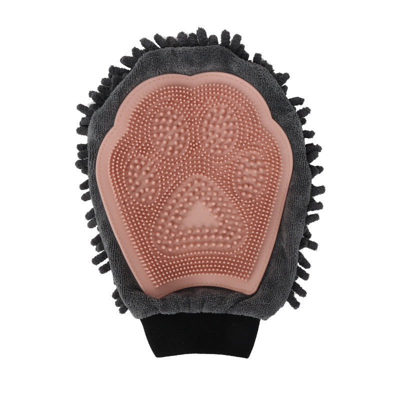 Pet Bathing Brush 2-in-1 Grooming Glove - Pink