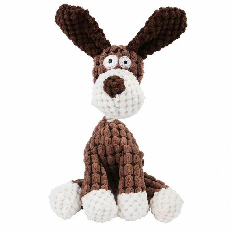 Squeaker Squeaky Plush Sound Toys - Brown Giraffe