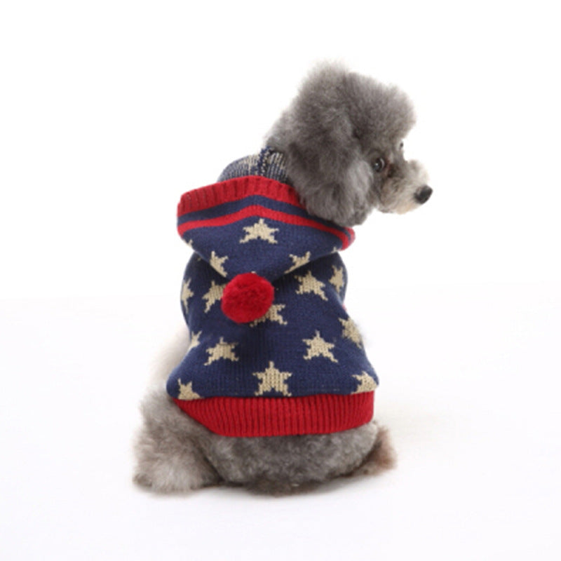 Pet Jumper - Blue Stars