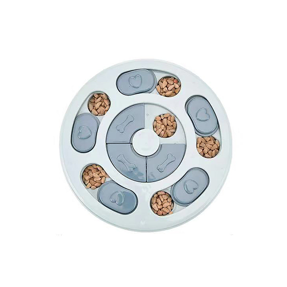 Dog Puzzle Toys - Blue Round