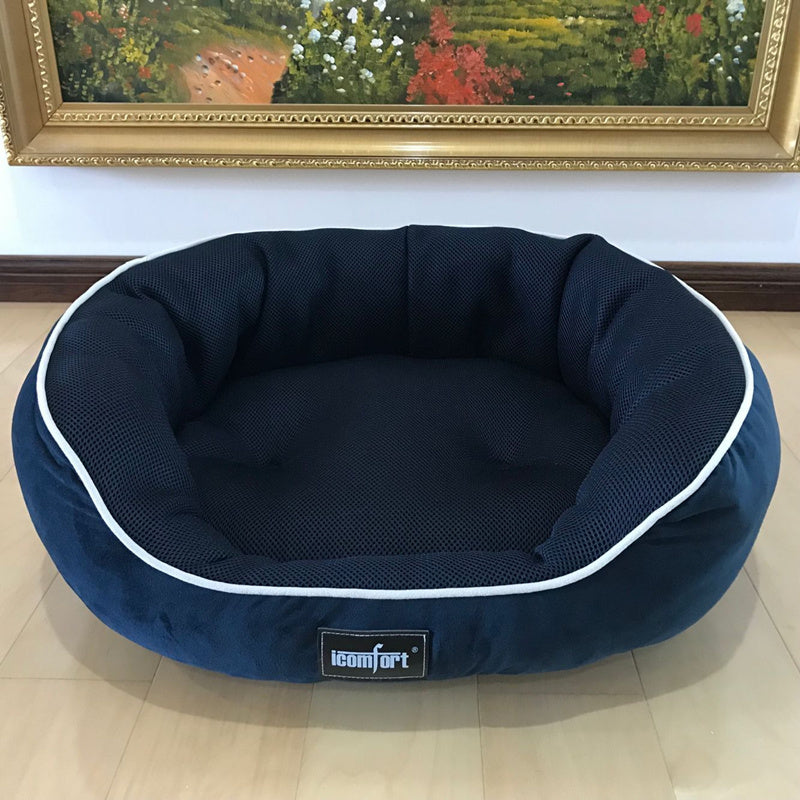 orthopaedic dog bed with memory foam and non-slip base
