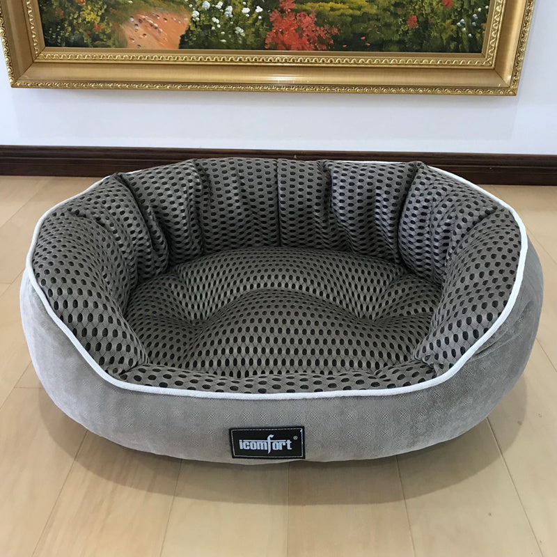 orthopaedic dog bed with memory foam and non-slip base