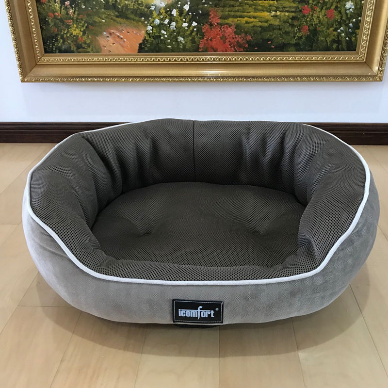 orthopaedic dog bed with memory foam and non-slip base
