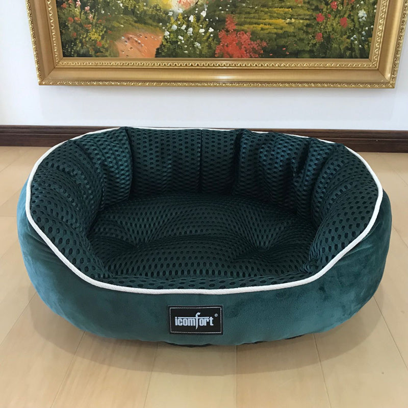 orthopaedic dog bed with memory foam and non-slip base