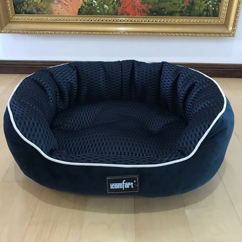 orthopaedic dog bed with memory foam and non-slip base