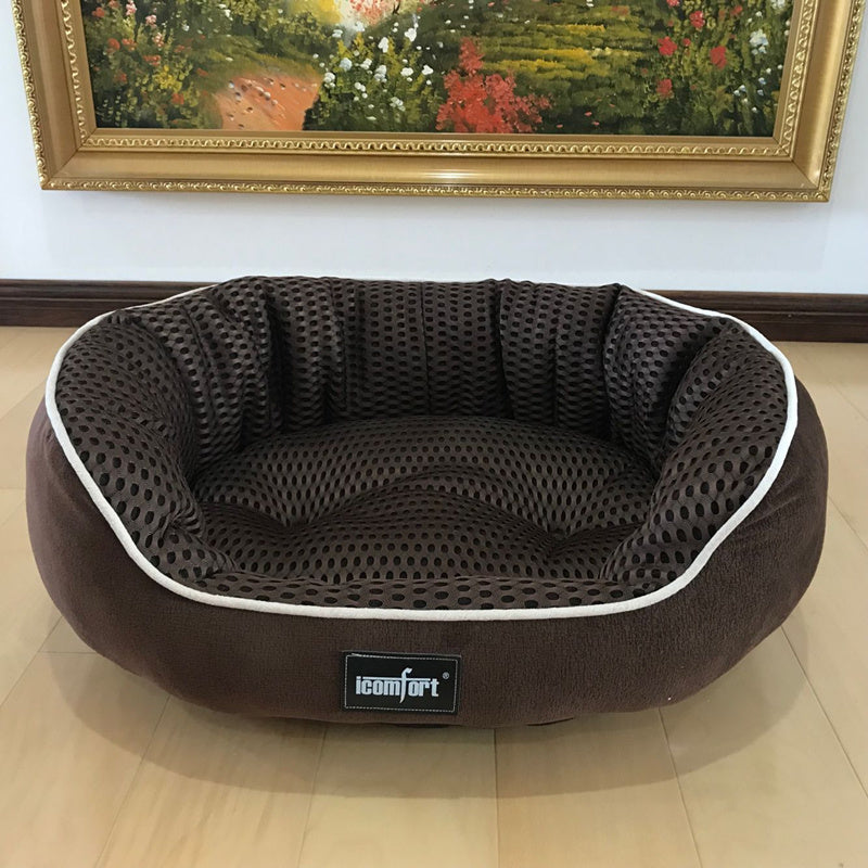 orthopaedic dog bed with memory foam and non-slip base