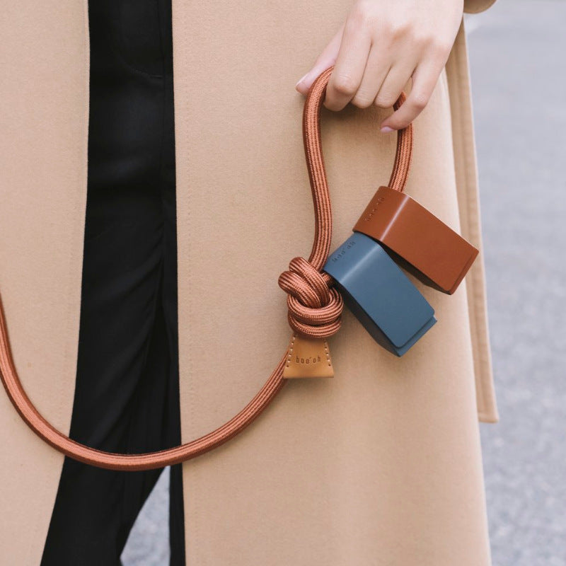 Poop Bag Holder - Leather