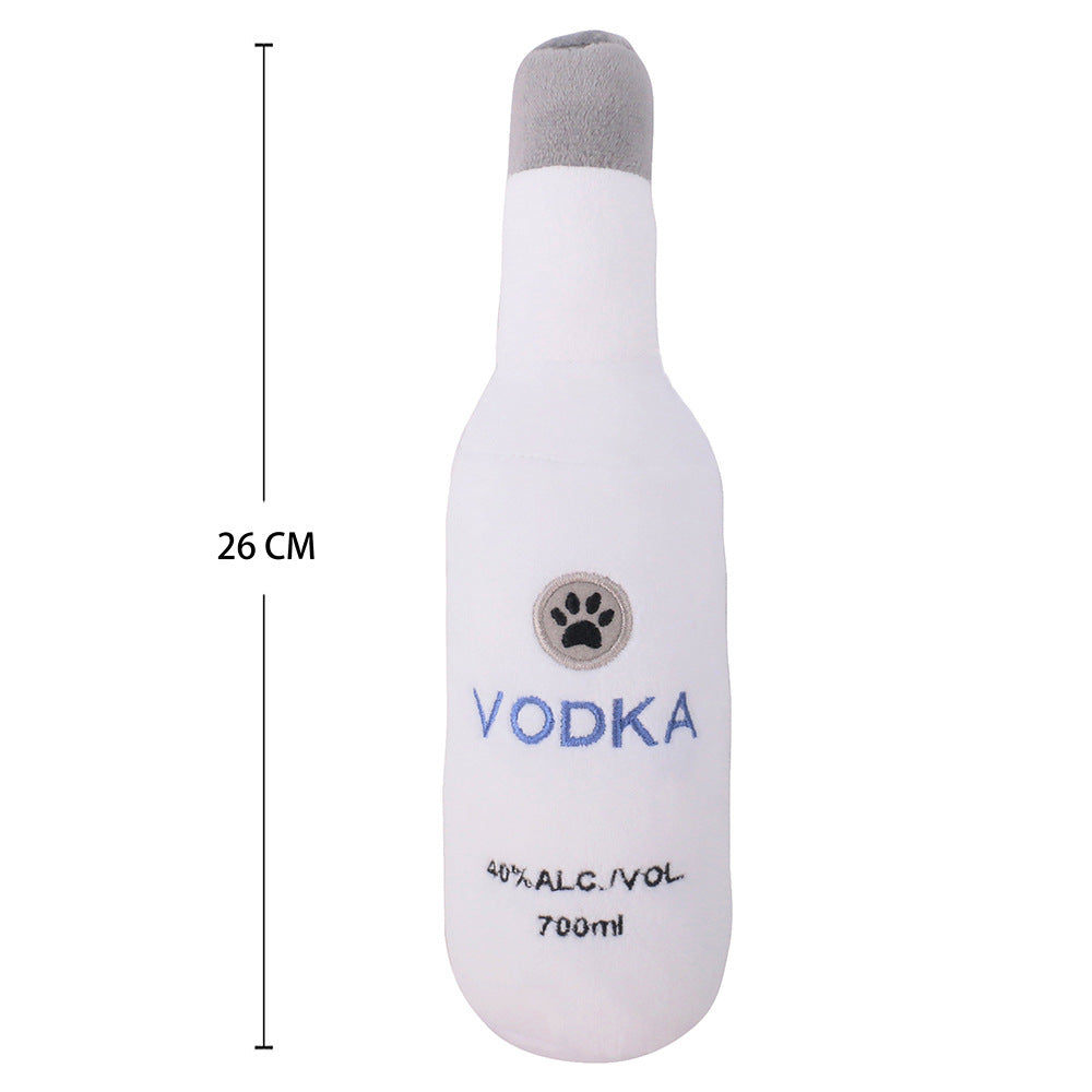 Plush Toy Wine Bottle - Vodka