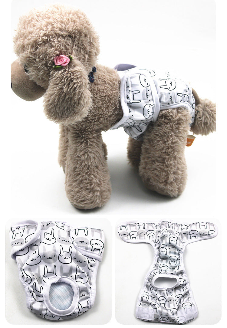 Female Dog Diapers - Rabbit