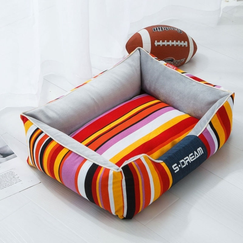 Colourful Red Pet Bed