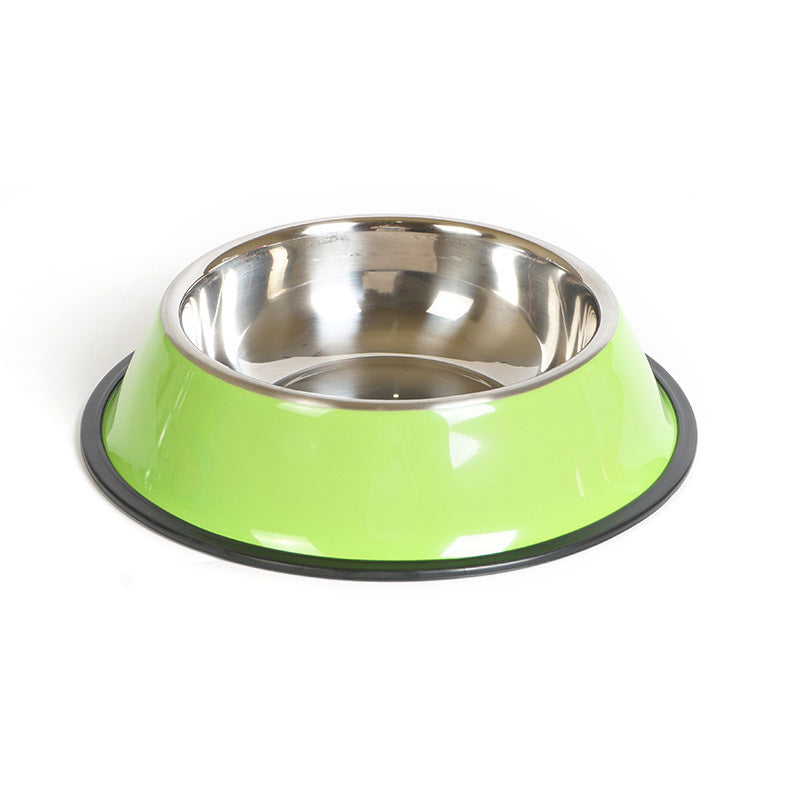 Stainless steel pet bowl - Green