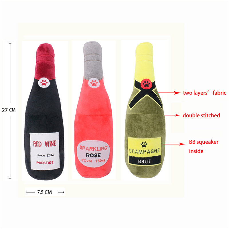 Plush Toy Wine Bottle - Wine Collection