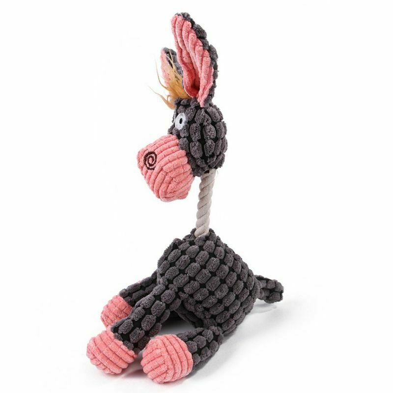 Squeaker Squeaky Plush Sound Toys - Pink Giraffe