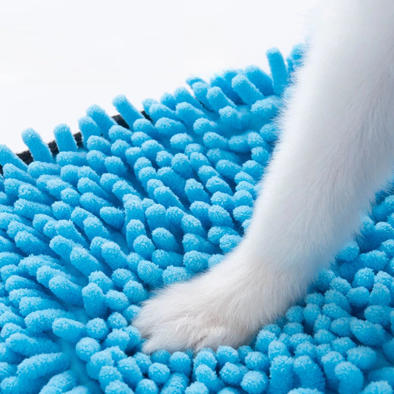 Absorbent Dog Towel - Blue