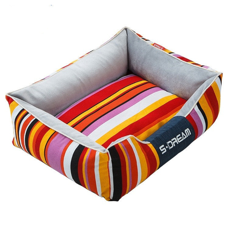 Colourful Red Pet Bed