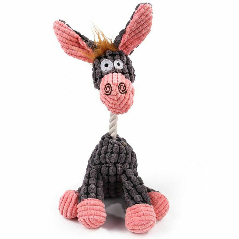 Squeaker Squeaky Plush Sound Toys - Pink Giraffe