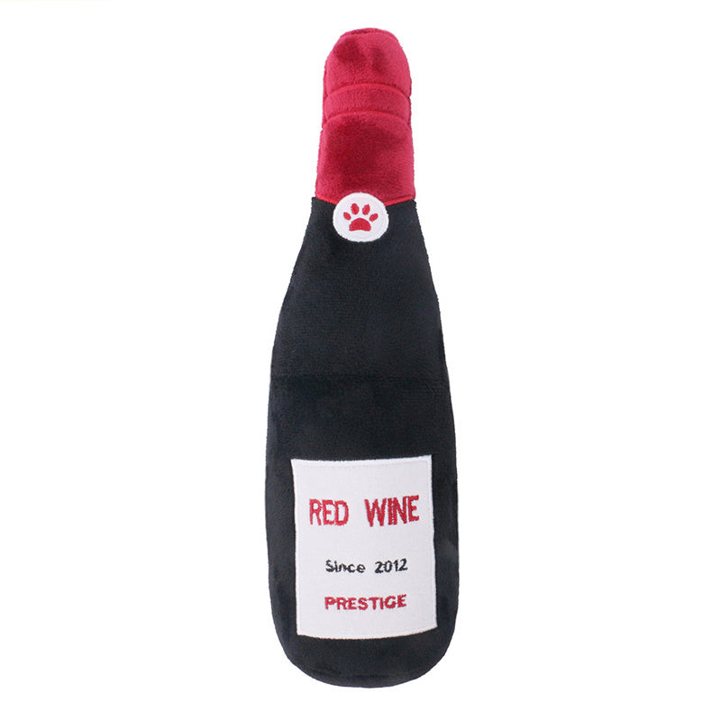 Plush Toy Wine Bottle - Red Wine