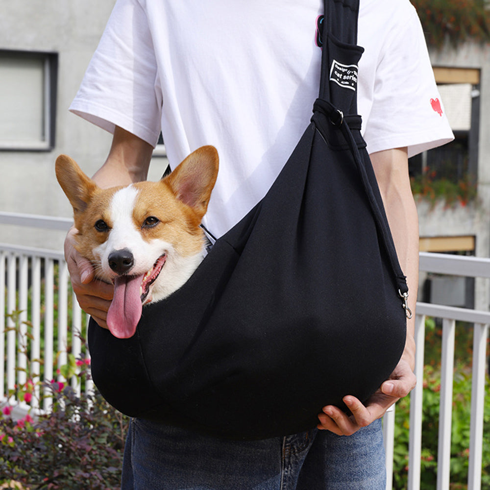 Puppy Carrier Outdoor Bag - Black