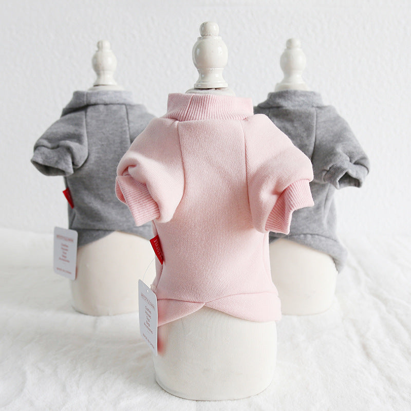 Popcorn & Chips Winter Warm Pet Hoodie - Underneath