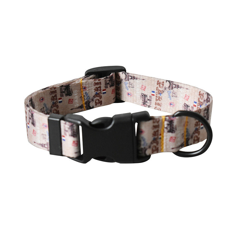 Colourful Cotton Dog Collar – Bright, Comfy & Full of Personality