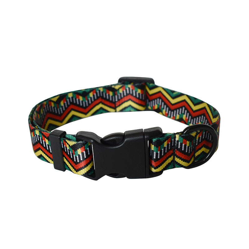 Colourful Cotton Dog Collar – Bright, Comfy & Full of Personality