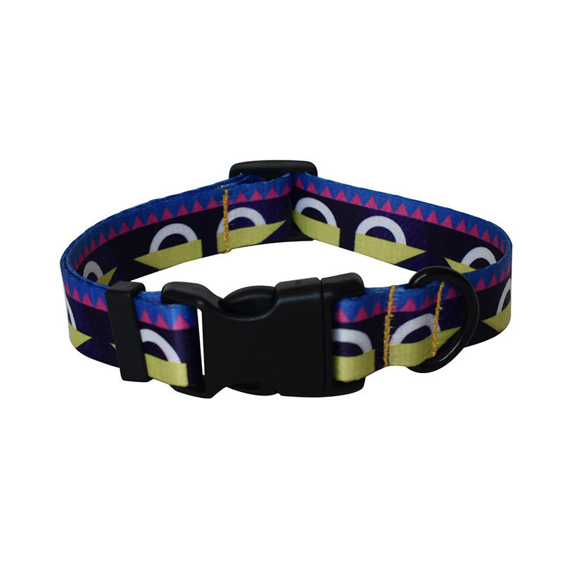 Colourful Cotton Dog Collar – Bright, Comfy & Full of Personality