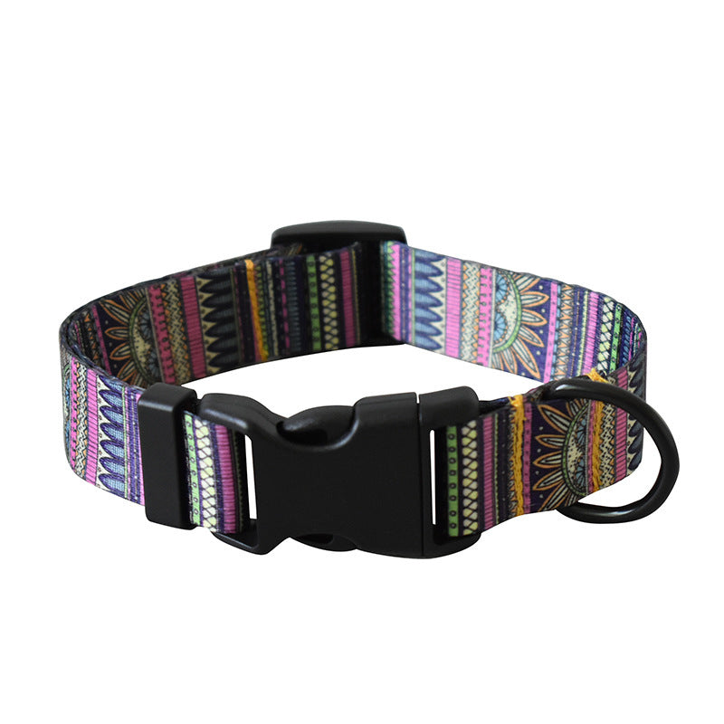 Colourful Cotton Dog Collar – Bright, Comfy & Full of Personality