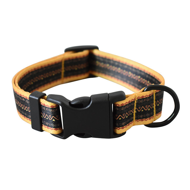 Colourful Cotton Dog Collar – Bright, Comfy & Full of Personality