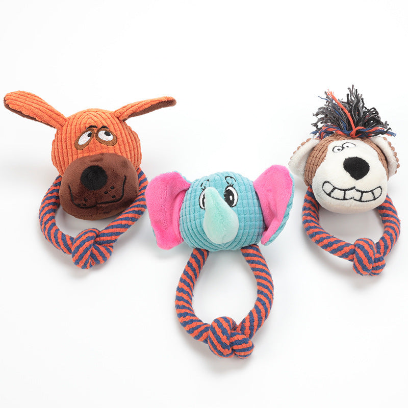 Dog Cotton Rope Soundmaking Toy – Durable, Playful & Adorably Designed