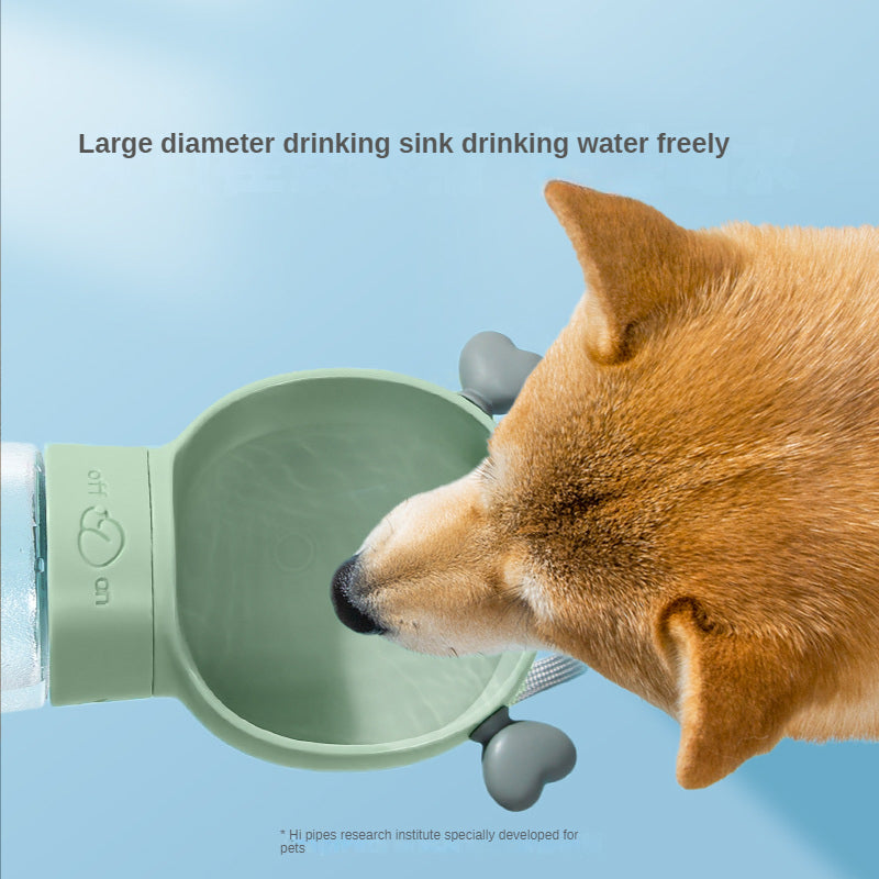 2 In 1 Dog Water Bottle Dispenser - Dog Drinking