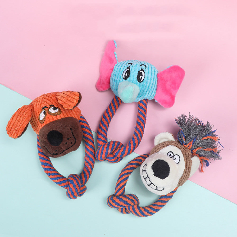 Dog Cotton Rope Soundmaking Toy – Durable, Playful & Adorably Designed