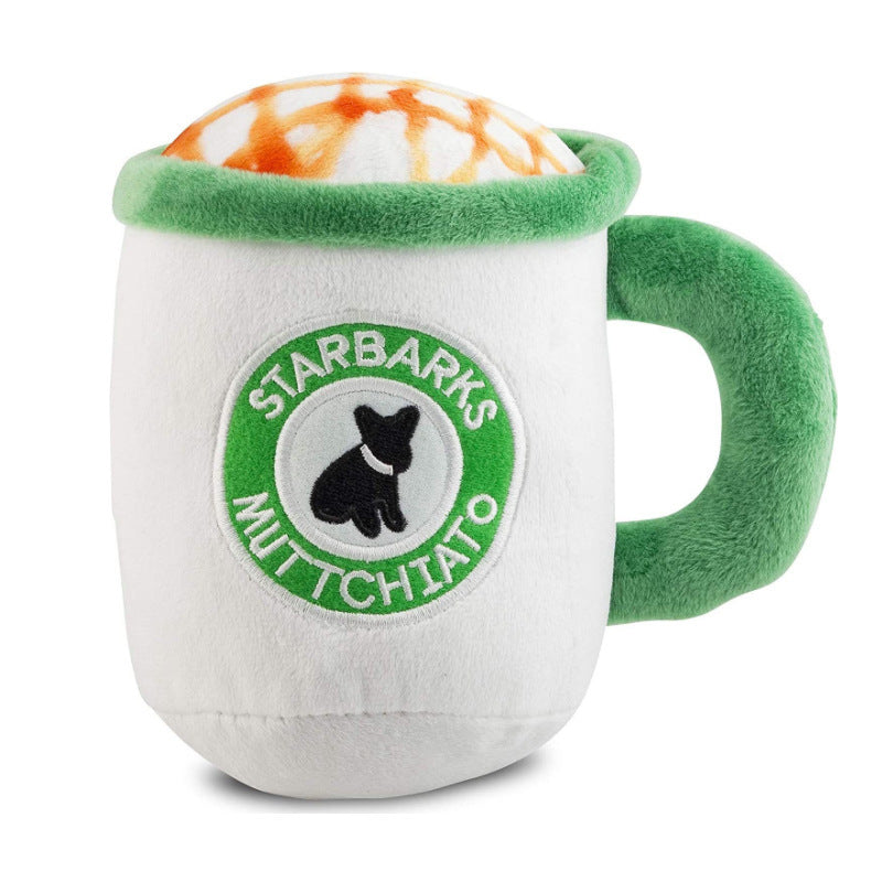 Starbarks Muttchiato Coffee Cup Dog Toy – Durable, Sound-Fun, Perfect for Playtime