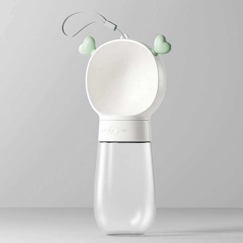 2 In 1 Dog Water Bottle Dispenser - Small White
