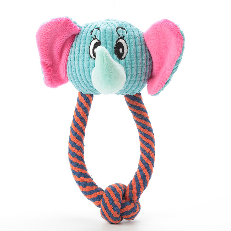 Dog Cotton Rope Soundmaking Toy – Durable, Playful & Adorably Designed